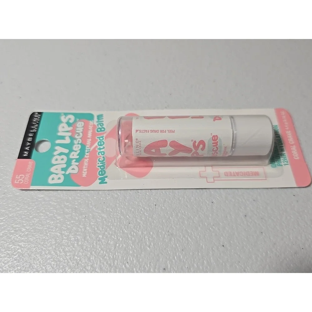 Maybelline Baby Lips Dr Rescue Medicated‎ Lip Balm Shade 55 Coral Crave